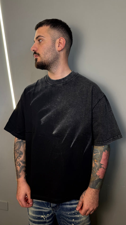 T-SHIRT WASHED BLACK