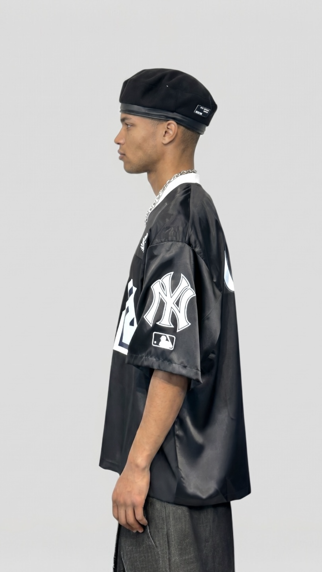 T-SHIRT RASO YANKEES BLACK