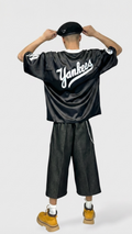 T-SHIRT RASO YANKEES BLACK